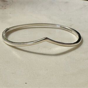 Retired Pandora Wishbone Bangle in sterling silver